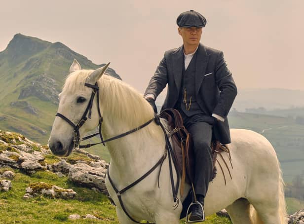 Cillian Murphy filmed his final scenes as Thomas Shelby in Peaky Blinders in the Peak District (photo: BBC/Caryn Manderbach Productions)