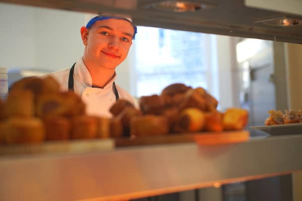 Culinary apprentices from Buxton and Leek College cooked a meal for 20 regional businesses at the Devonshire Dome during National Apprenticeship Week. Pic submitted