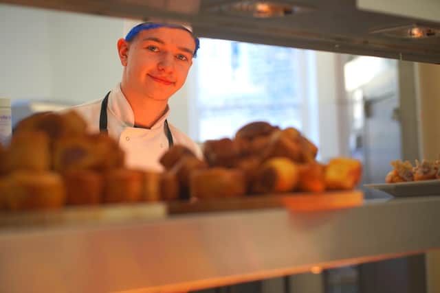 Culinary apprentices from Buxton and Leek College cooked a meal for 20 regional businesses at the Devonshire Dome during National Apprenticeship Week. Pic submitted