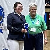 Jessica Limb receives a well-deserved accolade for her success at the RDA National Championships. Photo: Janette Sykes