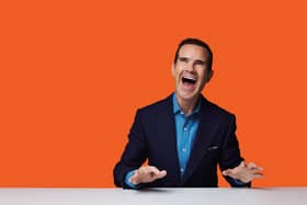 Jimmy Carr tours his Laughs Funny show to Buxton, Chesterfield, Derby and Sheffield in 2024/2025.