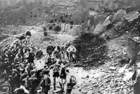 Kinder Scout - Mass Trespass in 1932 now the Right to Roam group are looking to make history again and take back the waterways and the land. Photo Buxton Advertiser Archive