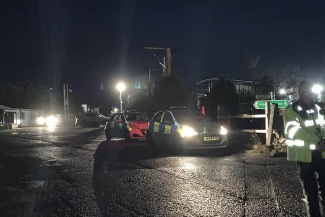 Police caught and fined the bikers in Harpur Hill last night.