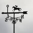 A view of a weather vane at Uttoxeter racecourse. (Photo by Mike Egerton - Pool/Getty Images)
