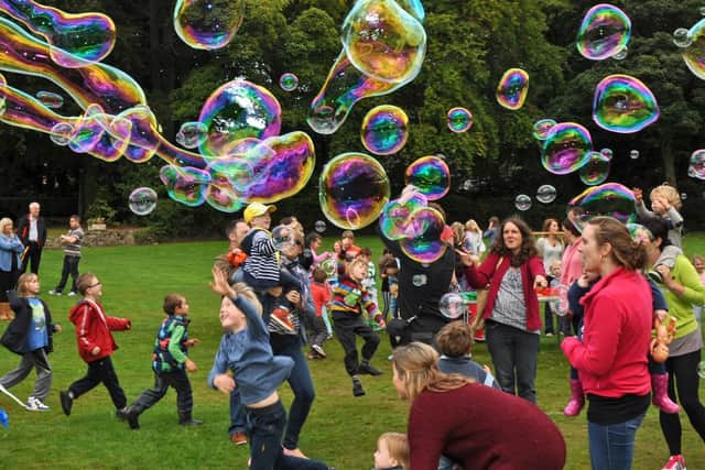 Bubblefest at New Mills Festival.