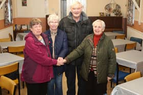 Joan Mellor is welcomed as the one of the new secretary members of Dove Holes Over Sixties Club as the group looks forward to a new era. With Mary Williamson, Chris Elvidge and Margaret Parker