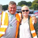 Ed Faulkner and his daughter Dempsey. Pic Mike Hood