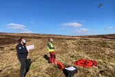 Drone training for Buxton Mountain Rescue Team