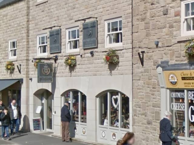 Barry Birds, 45, who “couldn’t stand up straight” appeared in reception at Bakewell’s H Boutique Hotel on August 2