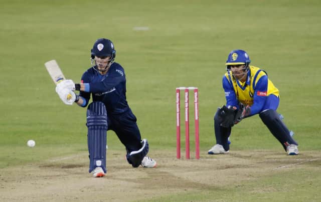 Luis Reece can't wait to play Vitality Blast cricket in front of the fans. (Photo by Ian Horrocks/Getty Images)
