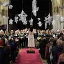 High Peak Singers  conducted by Hannah Brine at their Christmas concert on 7th December .