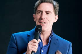 Rob Brydon and his band will perform at Sheffield City Hall in 2021.