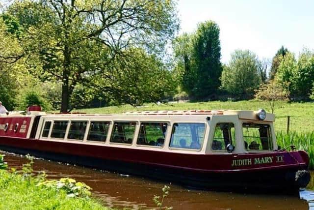 The Judith Mary II restaurant boat which travel along the Peak Forest Canal is up for sale. Photo submitted