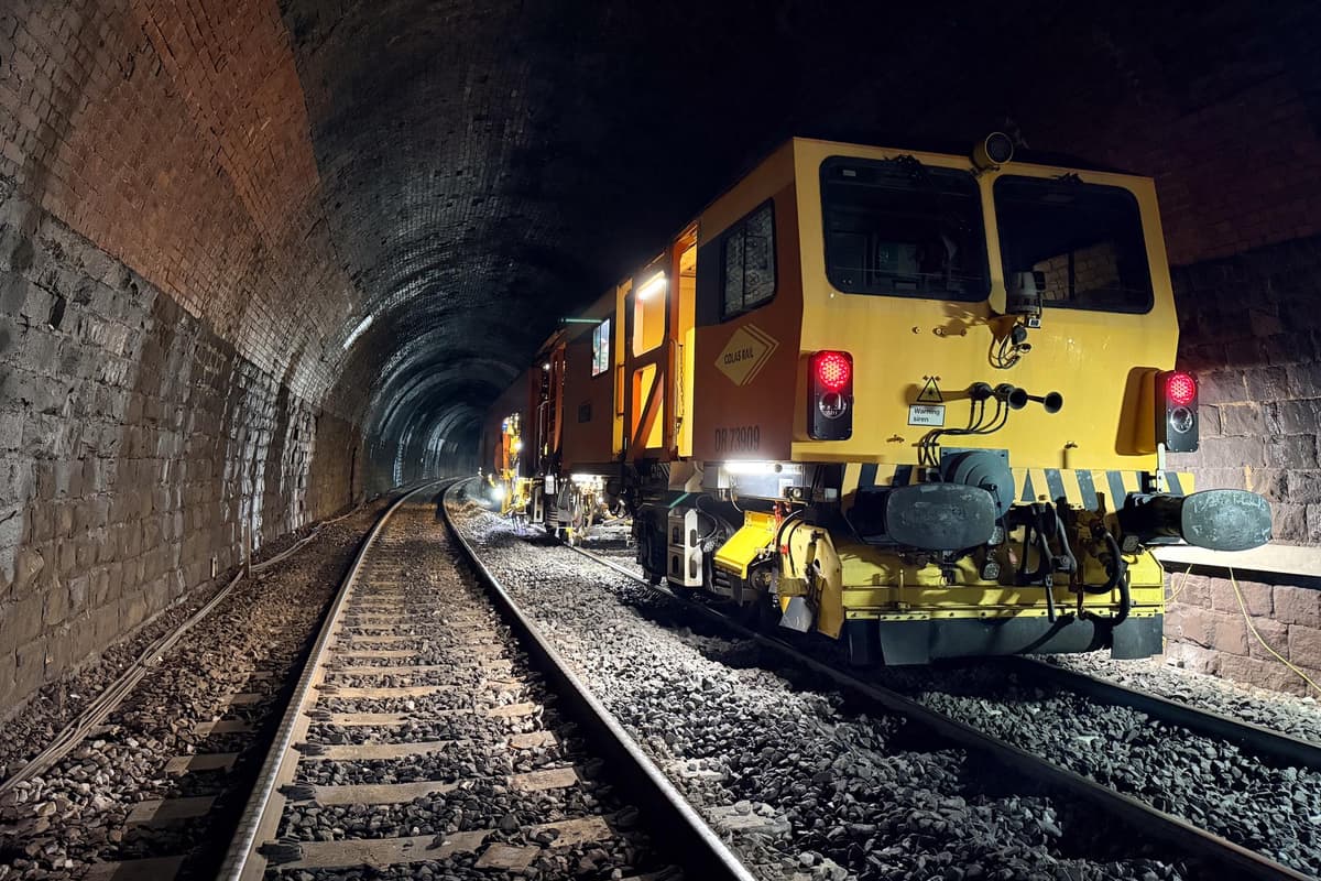 Rail tunnel between Buxton and New Mills reopens after £1.1m of work