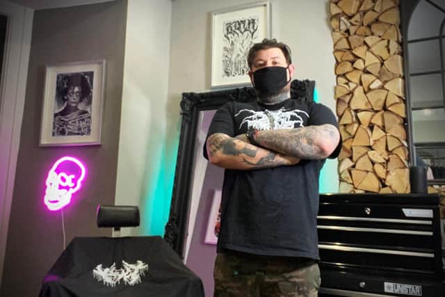 Buxton barber Ben Gillooly is taking part in a new professional initiative to support customers' mental health.
