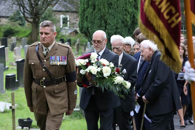 Robert 'Bob' Stoodley, aged 97, was laid to rest today at St James' Church, Buxworth.