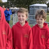 High Peak AC U11 boys team at the Northern Cross Country relay races.