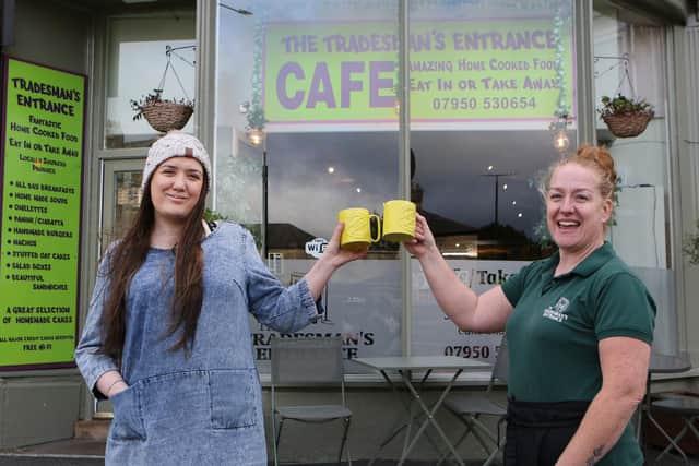 Christmas meals and gifts at the Tradesman's Entrance, Ruth Eyre and Emma Bogle