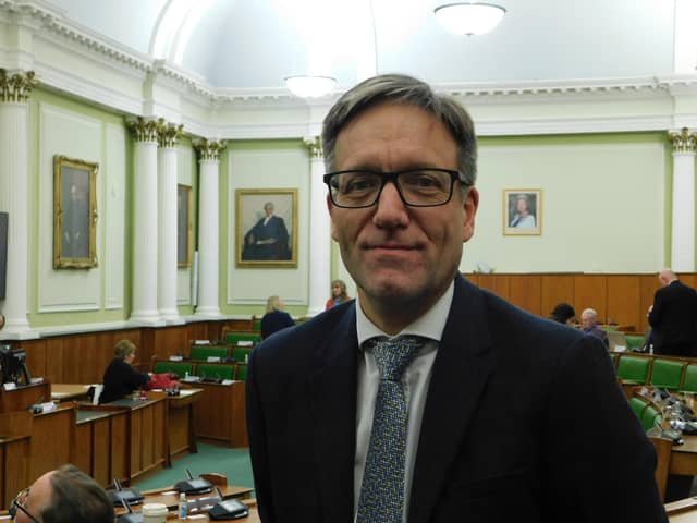 Mark Kenyon, Derbyshire County Council's director of finance and ICT.