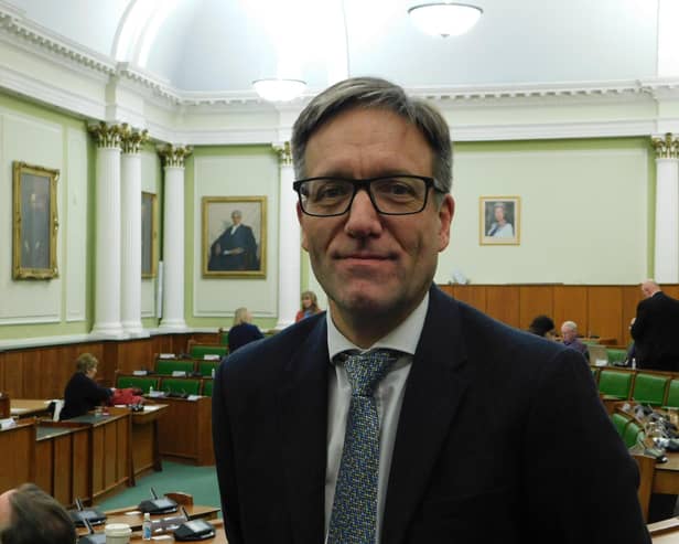 Mark Kenyon, Derbyshire County Council's director of finance and ICT.