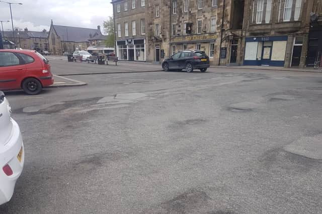 Market Place car park in Buxton is undergoing resurfacing works.