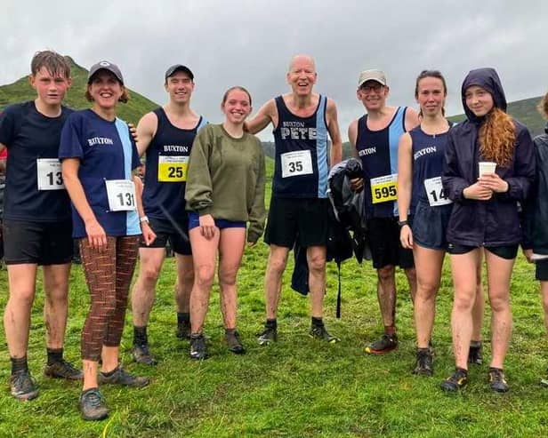 Some of the Buxton team at the Dovedale Dash. Pic: Bill McDonald.