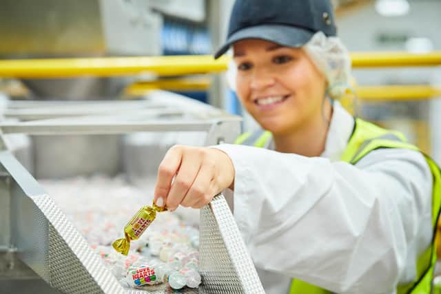Swizzels Matlow Limited has will placed 5 golden wrapped Love Hearts into bags for a chance to win a factory visit