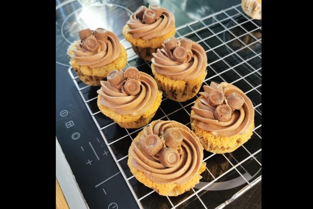 Just like Rolos, we're sure eating one of Suzi Wright's Rolo cupcakes would lead to another.