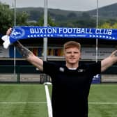 Nathan Newell, who joined Buxton after being released by Sunderland last week.