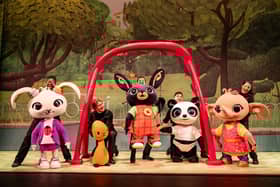 The cast of Bing's Birthday