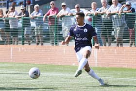 Warren Clarke - 20th goal for Buxton on Saturday.