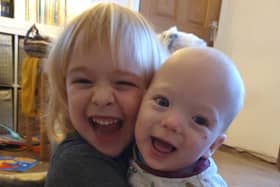 Sammy Ribenfors-Berry with elder brother Joseph.