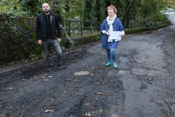 Mousley Bottom residents Sharon Burgess and Martin Burton. Photo Jason Chadwick
