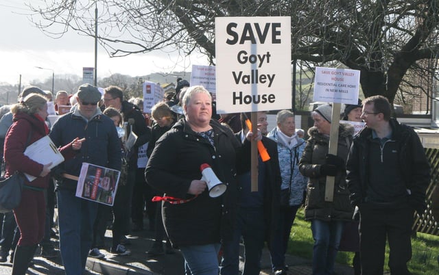 The potential closure of Goyt Valley House sparked significant protests in 2020.
