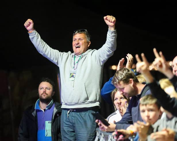Festival organiser Ed Faulkner enjoying the KopyKat Killers at Tribfest 2024. Pic Dave Lofthouse