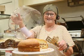 Meet the staff at Morrisons Buxton, cafe manager Tanya cooking up some tasty treats. Photo Jason Chadwick
