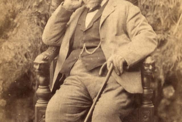 Frank Redfern who reopened the cavern in 1853. Pic submitted