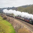 The Buxton Spa Express will be travelling over the viaduct next weekend - a line which is normally reserved for freight trains. Photo submitted