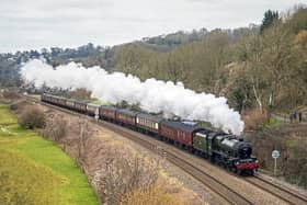 The Buxton Spa Express will be travelling over the viaduct next weekend - a line which is normally reserved for freight trains. Photo submitted