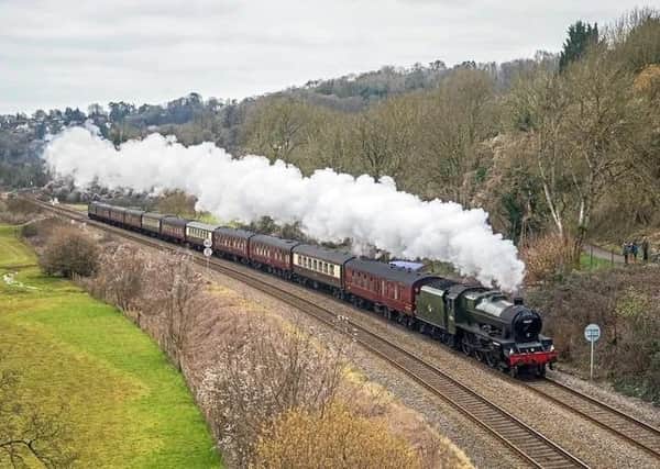 The Buxton Spa Express will be travelling over the viaduct next weekend - a line which is normally reserved for freight trains. Photo submitted
