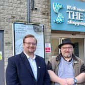Pictured outside The Springs shopping centre in Buxton are Councillor Damien Greenhalgh, Deputy Leader and Executive Councillor for Regeneration, Tourism and Leisure at High Peak Borough Council, Councillor Anthony McKeown, Leader of High Peak Borough Council, and John Moffat, Managing Director of Capital&Centric. Photo submitted