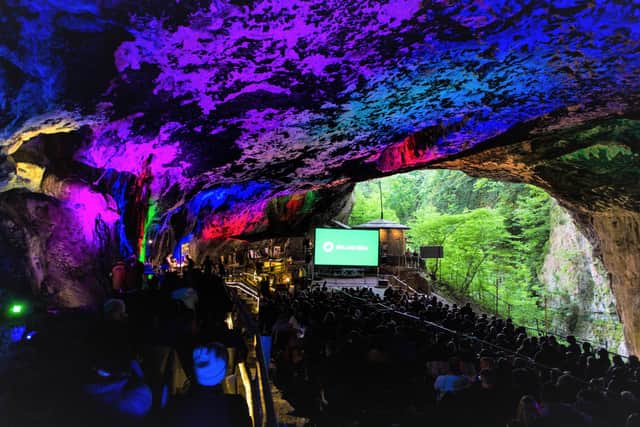The Village Screen pop-up cinema is set to return to Peak Cavern over three weekends in June 2021