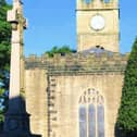 The war memorial at Hayfield where the RBL branch pay their respects to fallen soldiers. Now as more volunteers have come forward the group has been saved. Photo Hayfueld RBL