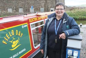 Susie Torkington from New Mills Marina is one of the team that will be running the day hire. Photo Jason Chadwick