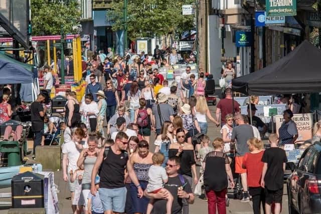 Buxton Spring Fair brings thousands of people to the town. Photo Jason Chadwick