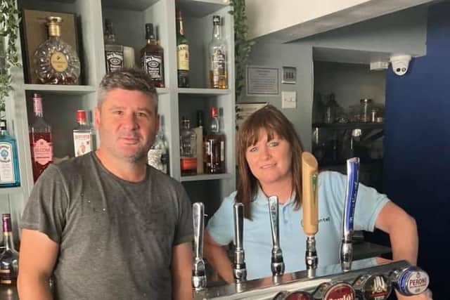 Jo Mellor encouraging pubs to turn their bar blue in support of Mentell
