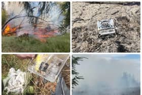 Firefighters found a camping stove at the seat of the fire near Ladybower Reservoir