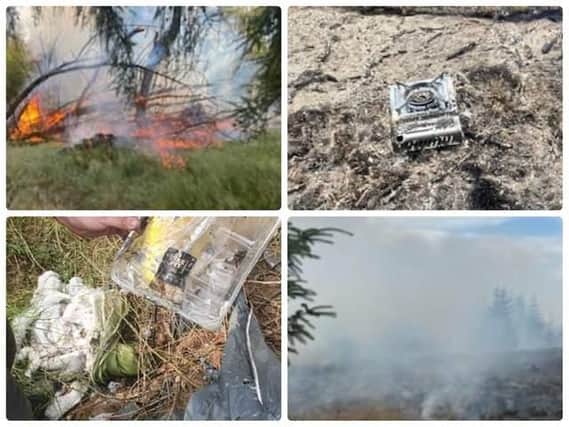 Firefighters found a camping stove at the seat of the fire near Ladybower Reservoir