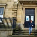 Rob Hattersley, owner and managing director of Longbow Bar and Restaurants, outside the old Royal Bank of Scotland building in Bakewell. His career in hospitality started at the age of 14 when his parents ran Aitch's Wine Bar and Bistro in the town.