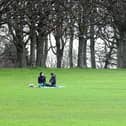 People are urged to stick to social distancing guidelines when out for their daily exercise.